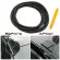 Black Seal Strip Car Auto Exterior Silicon Windshield 285cm Replacement