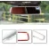 And High Quality Accessories Car Interior Rearview Mirror Cover TRIM BEZEL for Dodge Challenger -