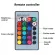 Otolampara 16 color RGB H11/H8/H9 LED lamp with wireless IR remote control for fog lights, driving 27smd 5050 dc 12V 800LM