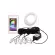 OTOLAMPARA 6in1 RGB LED บรรยากาศรถภายใน Ambient Light ไฟเบอร์ออปติกแถบแสงโดย App ควบคุม DIY เพลง 8M แถบไฟเบอร์ออปติกภายในรถ LED แถบตกแต่ง