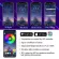 OTOLAMPARA 6in1 RGB LED บรรยากาศรถภายใน Ambient Light ไฟเบอร์ออปติกแถบแสงโดย App ควบคุม DIY เพลง 8M แถบไฟเบอร์ออปติกภายในรถ LED แถบตกแต่ง