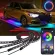 OTOLAMPARA 4 PCS 100 W Underglow Light LED Underbody Car Remote control/App LED Light RGB