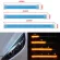 OTOLAMPARA LED 2 pieces, DRL running day, flexible lights, waterproof stripes, automatic headlights, yellow amber, blue, blue, red, pink, turning options, scanning