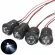 OTOLAMPARA 10 pieces, 12 volts, 10 mm, pre-wire, fixed Ultra Bright Water Clear, Pre-Wired LED lamp