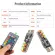 Otolampara 2 PCS, colorful LED, T10 RGB, Auto Wedge, side light, interior width, reading lamp, remote control, DC 12 V