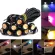 Otolampara 23 mm. Eagle Eye LED. Car running boat running 12 volts. Backup back signal LED LED lights, yellow, green, red, white, blue, 10 pieces.