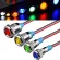 OTOLAMPARA 6 มม.8 มม.10 มม.LED ไฟเตือนกันน้ำ IP67 สัญญาณไฟนักบินสายไฟสวิทช์ 12-24V สีขาว amber สีแดงสีฟ้าสีเขียว 10 ชิ้น