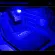 OTOLAMPARA 12 volts LED USB, automatic car foot fire, car light, car lamp decoration, blue light/blue/pink ice