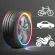 OOLAMPARA รถล้อ ไฟ LED รถจักรยานยนต์ ไฟจักรยาน ยางฝาครอบวาล์ว โคมไฟตกแต่ง ยางฝาครอบวาล์ว แฟลชพูด หลอดไฟนีออน