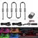 OTOLAMPARA RGB LED รถจักรยานยนต์สมาร์ทไฟเบรกรถจักรยานยนต์แถบตกแต่งชุดโคมไฟรถบรรยากาศแสงพร้อมรีโมทไร้สาย
