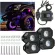 OTOLAMPARA 4 pieces Underglow Car Neon LED RGB Underbody Light Decorate the Light Lighting Lamp for ATV UTV SUV OFFRAD