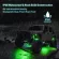 OTOLAMPARA 4 pieces Underglow Car Neon LED RGB Underbody Light Decorate the Light Lighting Lamp for ATV UTV SUV OFFRAD