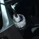 Diamond Crystal Dual USB Car Charger with LED Display Cigarette Lighter Universal Mobile Phone Car Data Cable for Xiaomi iPhone
