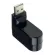 180 de Rotate USB 2.0 Huni 3 Ports Splitter Hub Adapter B