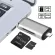 3 in 1 USB 3.0 Smart Card Reader Hi Speed ​​TF SD Card Reader Type C Mory Card Reader USB SD Adapter for PC