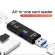 WOCSIC 5 in 1, high -speed card reader, Micro USB Type C OTG to USB 3.0 Adapter TF SD Memory Card Reader for PC LPC.