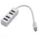 Small aluminum alloy USB3.0 with 4 ports Hub Extender Type-C