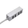 Small aluminum alloy USB3.0 with 4 ports Hub Extender Type-C