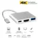 Thunderbolt 3 Adapter USB Type C HDMI-PAT 4 Ort Samng Dex Mode USB-C Doc with PD for Macbo Pro/Air