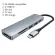 USB C Hub to HDMI-PAT RJ45 100M Adapter Thunderbolt 3 Doc with PD TF SD for Macbo Pro/Air M1 Type-C adapter