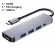 USB C Hub to HDMI-PAT RJ45 100M Adapter Thunderbolt 3 Doc with PD TF SD for Macbo Pro/Air M1 Type-C adapter