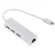 Usb Type C To Usb 3.0 3-Port Hub With Rj45 Gigabit Ethernet Port Adapter Networ Card Usb Lan For Macbo Windo