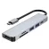 Easya Thunderbolt 3 USB C HDMI-PAT 4 RJ45 100m Adapter Type-C Doc with PD TF SD for Macbo Pro/Air M1