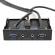 Xt-Xinte 19pin To Usb 3.0 Hub Hd Audio Earphone Mic Connector 2ports Usb3.0 Pc Front Panel Brt With Cable 3.5" Floy Bay