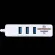EBETE 480Mbps 2 in 1 Bo Speed ​​USB 2.0 3 Port Splitter Hubtf SD Card Reader for Windo for Mac