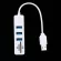 EBETE 480Mbps 2 in 1 Bo Speed ​​USB 2.0 3 Port Splitter Hubtf SD Card Reader for Windo for Mac