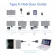 Type-C USB TYPE C Hub SD TF CAD TF CADER adapter for MACBO AIR SAMNG Note 8 S8 Accessories USB C