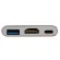 USB C Hub to HDMI Adapter for Macbo Pro/Air 3-in-1 Hub USB Type C Hub to HDMI 4 USB 3.0 Port USB-C Power Deer