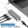 BECAO UBS C DOCKING STATION, transferred to the RJ45 100M USB3.0 * 3 Hub, suitable for macbook and other hub