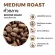 Fresh Arabica coffee beans in the middle of the USDA Organic 250g - Single Origin - World -class organic standards certified by the United States.