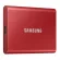 2 TB Portable SSD SSD SAMSUNG T7 Red Mu-PC2T0R/ww