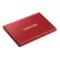 2 TB Portable SSD SSD SAMSUNG T7 Red Mu-PC2T0R/ww