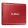 1 TB PORTABLE SSD เอสเอสดีพกพา SAMSUNG T7 RED MU-PC1T0R/WW