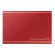 1 TB PORTABLE SSD เอสเอสดีพกพา SAMSUNG T7 RED MU-PC1T0R/WW