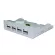 H1111z 4 Port USB 2.0 Hub USB 2.0 Adapter PC Front Panel Expansion BRT WITH 10 Pin Cable for DES 3.5 Inch FDD FOLY BAY