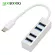 USB C Hub Ultra Slim USB-C Adapter with 4 USB 3.0 Ports for Macbo Pro Google Chromebo Pixeo USB Type C Hub
