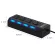 FFFAS 40cm B USB 2.0 Divider Independent Switch 4 Ports Interf Hub R USB HUB HUB for Eyboard Mouse USB DIS Fan MP3