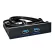 H1111z 20 Pin 2 Port USB 3.0 Front Panel 3.5 Inch USB3.0 Hub Expansion Cable Adapter L BRT for PC DES Floy Bay New
