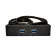 H1111z 20 Pin 2 Port USB 3.0 Front Panel 3.5 Inch USB3.0 Hub Expansion Cable Adapter L BRT for PC DES Floy Bay New