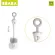 BEABA แปรงล้างขวดนม 2 in 1 bottle brush - GREY