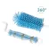 Silicone bottle brush+sponge Straight handle/rotating 360 degrees