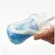 Silicone bottle brush+sponge Straight handle/rotating 360 degrees