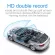 JWKG DUAL DASH CAM with IR Night Vision FHD 720P, front and 720p inside, Dash Camera, wide angle lens with G-Sensor GPS.