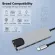 Multi Usb 3.0 Hub Type C Adapter To Hdmi Gigabit Ethernet Rj45 Lan For Macbook Pro Air 13 15 Ipad Thunderbolt Usb Pd Charger Hub