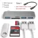 Easya 5-in-1 Thunderbolt 3 Adapter USB Type C Hub Dongle With TF SD Card Reader USB 3.0 For MacBook Pro/Air USB-C