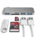 Easya 5-In-1 Thunderbolt 3 Adapter Usb Type C Hub Dock Dongle With Tf Sd Card Reader Usb 3.0 For Macbook Pro/air Usb-C